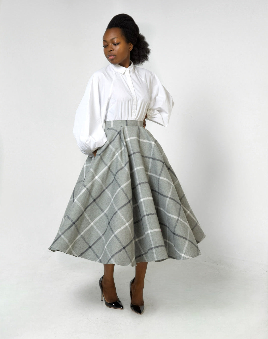 Lady Victoria Skirt - Grey