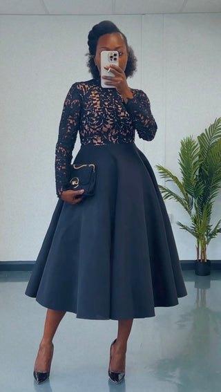 Layla Dress - Black | Ready-To-Ship