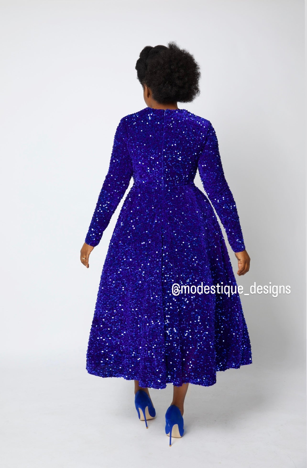 Paris Dress - Royal Blue