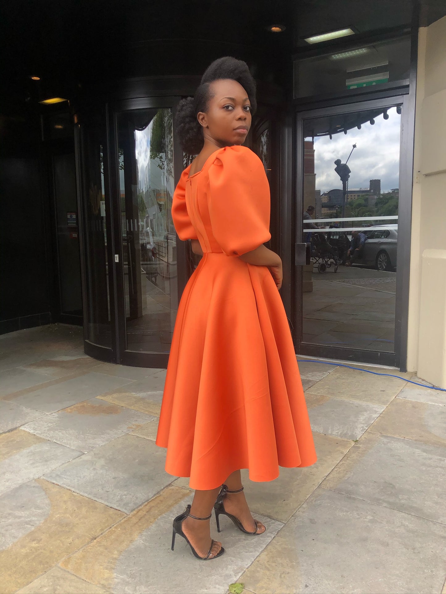 Clementine Dress - Orange