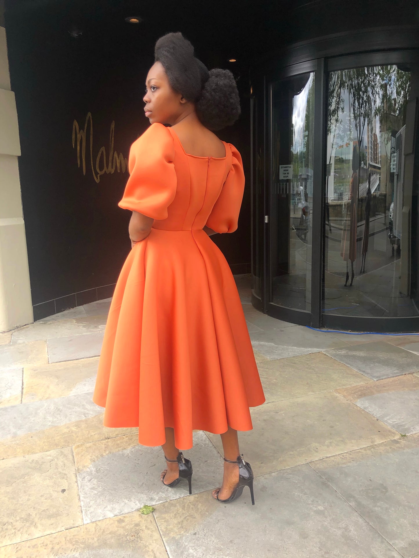 Clementine Dress - Orange