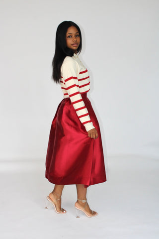 Red Rose Skirt - Ready To Ship
