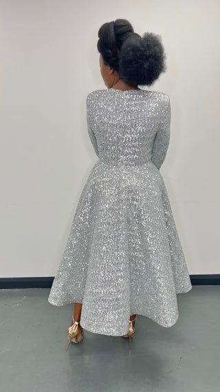 Paris Dress Silver - Pre Order