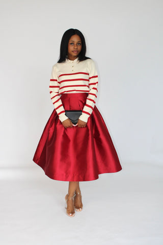 Red Rose Skirt - Ready To Ship