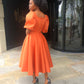 Clementine Dress - Orange